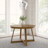 Solid Wood 47" Round Dining Table