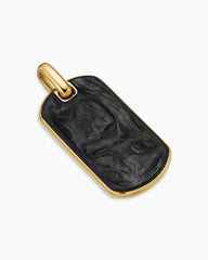 Streamline® Tag in 18K Yellow Gold with Forged Carbon, 42mm