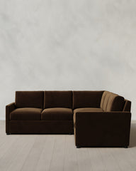 Brennan Performance Velvet L Sectional