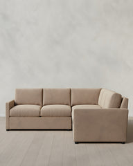 Brennan Performance Velvet L Sectional