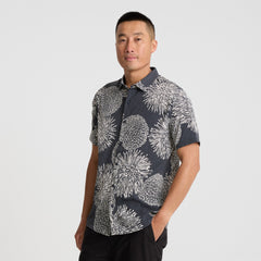 Bless Up Breathable Stretch Shirt - Black Floral