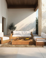Solid Teak Outdoor Coffee Table