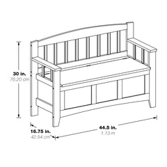Metro Entryway Storage Bench