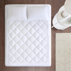 Sleep Philosophy Harmony Deep Pocket Waterproof Mattress Pad - White
