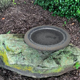 19" Dia Fiber Clay Birdbath Tops