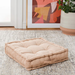 SAFAVIEH Isgard Tufted 18-inch Square Floor Pillow with Insert