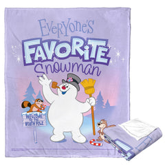 Warner Brothers Frosty the Snowman Everyones Favorite Snowman Silk Touch Throw Blanket
