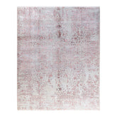 Ikat One-of-a-Kind Hand-Knotted Area Rug - Gray, 8' 1" x 10' 1" - 8' 1" x 10' 1"