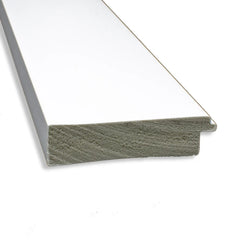 Beveled Bathroom Wall Mirror - Cabinet White Frame