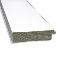 Beveled Bathroom Wall Mirror - Cabinet White Frame