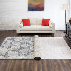 Mohawk Home Felt Rug Pad 1/4" Inch Thick Plush Comfort Cushion - Grey