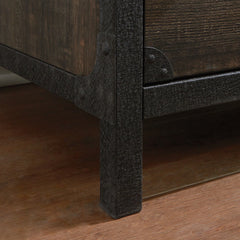 Wood Lateral File with Rustic Style, Brown