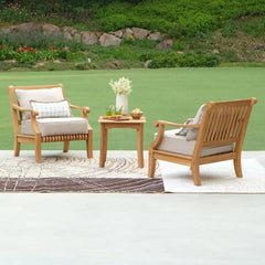 Cambridge Casual Chara Teak Outdoor Side Table