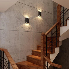 7.8 inch wall light black porch light metal kitchen light