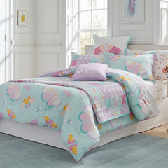 Lullaby Bedding Butterfly Fairy Cotton Quilted Euro Shams