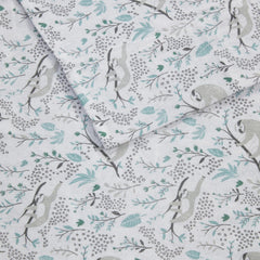 Intelligent Design Cozy Soft Cotton Flannel Printed Sheet Set