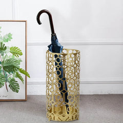 Adeco Metal Stand Holder Organizer Entryway Umbrella Rack Cane