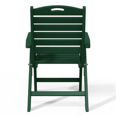 Laguna Foldable Highback Patio Dining Chair with Adjustable Recline Feature