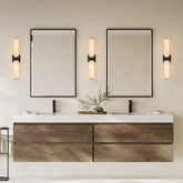 Dimmable LED Marble Linear Vanity Wall Lamp - Warm Light 23in