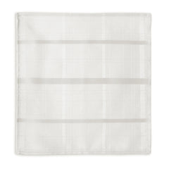 Elrene Elegance Plaid Damask Fabric Set of 4 Napkins - 17" w x 17" l
