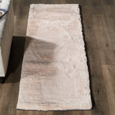 Rabbit-Collection Thick Faux-Fur Area Rug