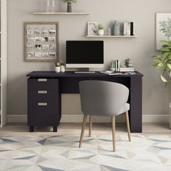 Morr Modern Espresso 59-inch Wood 2-Drawer Computer Desk by Furniture of America