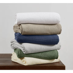 Cannon Heritage Cotton Waffle Blanket and Throw