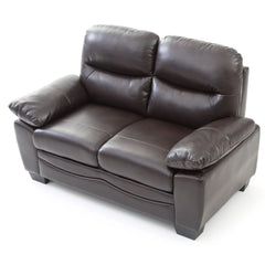 Marta Faux Leather Loveseat