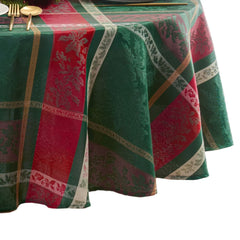 Merry and Festive Jacquard Tablecloth