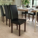 Upholstered Wood Parsons Chair (Set of 2) - 19"W x 21.5"D x 40"H