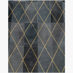 Ben Soleimani Arlequin Hide and Viscose Hand Woven Rug