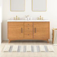 INK+IVY Asher Woven Texture Stripe Bath Rug