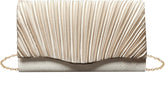 Pleated Clutch Crossbody Chain Bag Banquet Bag