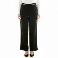 Nicole Miller Crepe Wide Leg Pant