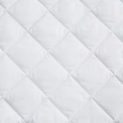 Back to Campus Twin XL Dorm Microfiber Waterproof Mattress Pad Protector - White