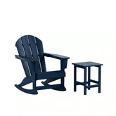 Laguna Hdpe All Weather Outdoor Patio Rocking Chair With Side Table (2-Piece Set)