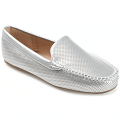Journee Collection Women's Halsey Comfort Insole Slip On Round Toe Loafer Flats
