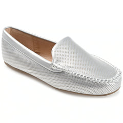 Journee Collection Women's Halsey Comfort Insole Slip On Round Toe Loafer Flats