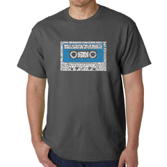 LA Pop Art Men's Word Art T-shirt - 80s One Hit Wonders
