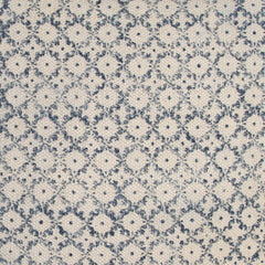 Rizzy Home Neutral Blue Geometric Throw Pillow, 22x22
