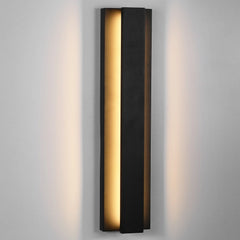 Black Modern/Contemporary LED Outdoor Wall Lantern Sconce 1 or 2 Set