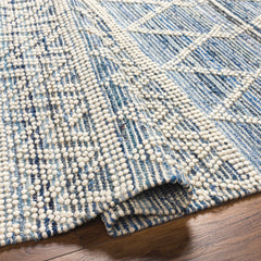 Pernnille Handmade Farmhouse Cotton & Wool Area Rug