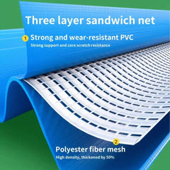 Inflatable Swimming Pool w/Durable PVC Material,Easy Installation