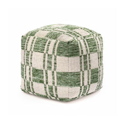 Jani 20-inch Ottoman Pouf - Handcrafted Handmade Ottoman for Seating, Footrest, Home Decor for Living Room, Bedroom