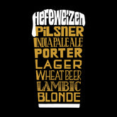 LA Pop Art Men's Premium Blend Word Art T-shirt - Styles of Beer
