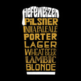 LA Pop Art Men's Premium Blend Word Art T-shirt - Styles of Beer