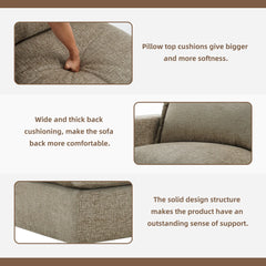 Comfy Cloud Couch Plush Modular Sectional Sofa For Living Room