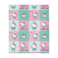 Sanrio Hello Kitty Silk Touch Sherpa Throw Blanket