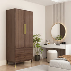 31.5"Wx70.9"H Armoire Wardrobe Storage Cabinet Closet Hanging Drawers