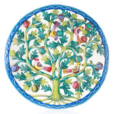Vibrant Fruit Tree with Perched Birds Haitian Steel Drum Wall Art
